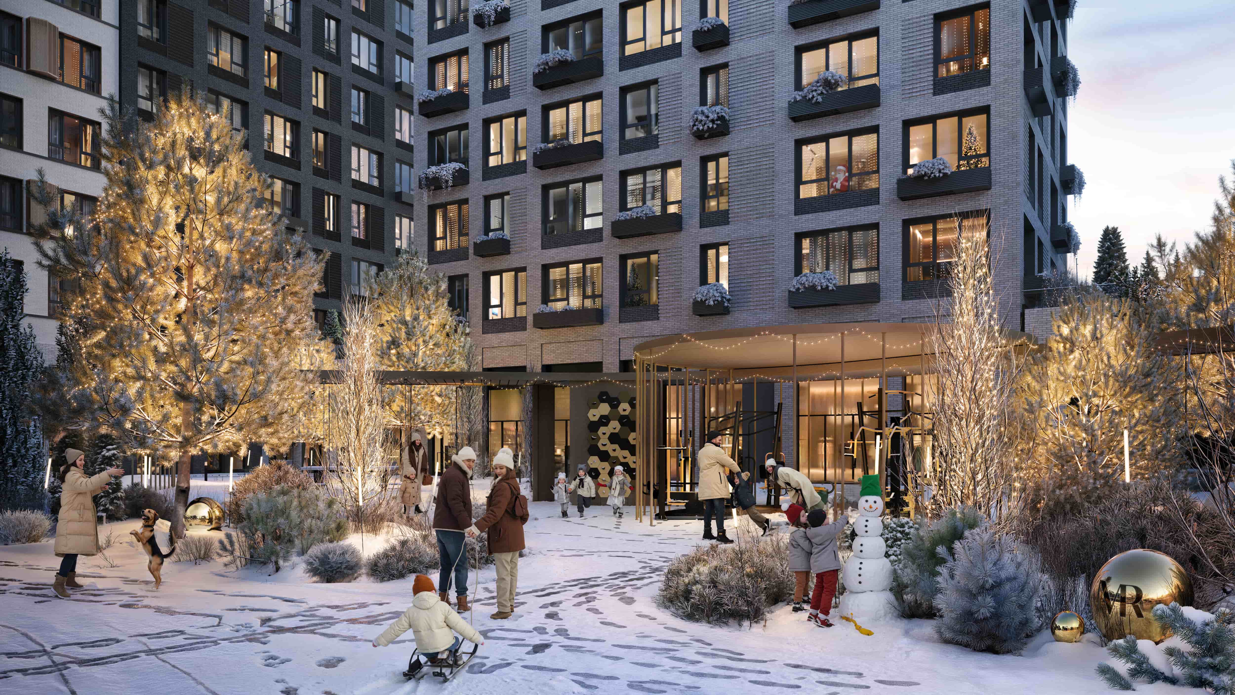 Дом "Сибирь" благоустройство-1